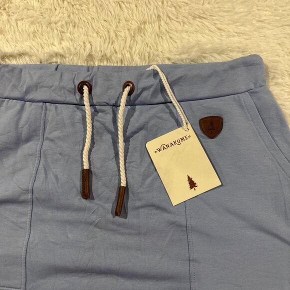 Wanakome womens blue pull on hiking skirt L NWT cabin - Picture 2 of 10